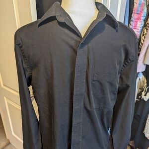 Men's Chaps long sleeve black shirt
